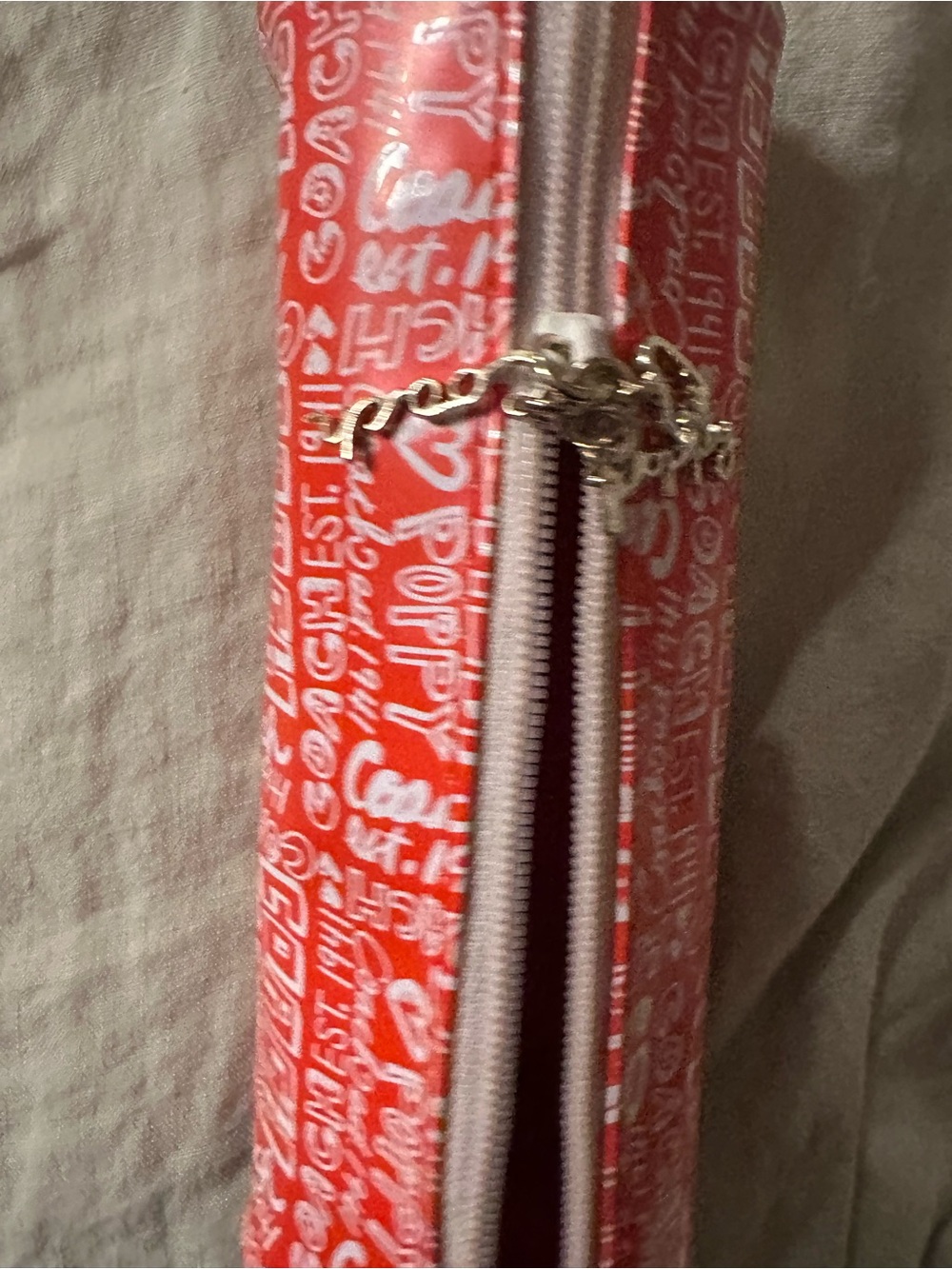 Coach Poppy Y2K barrel pencil or cosmetic case - Picture 2 of 3